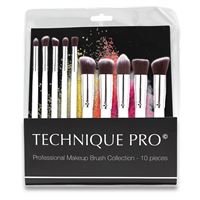 Technique Pro® Makeupbørster - 10 stk