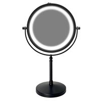 UNIQ Bordspejl med LED og 10X - Matte Black