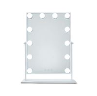 UNIQ New York Mega - Makeup spejl 12 pærer - Hvid