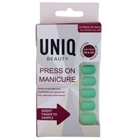 UNIQ Click On / Press On Manicure Negle - Mint green - 24 stk
