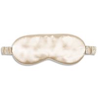 UNIQ Luksus sovemaske i 100% silke - Champagne